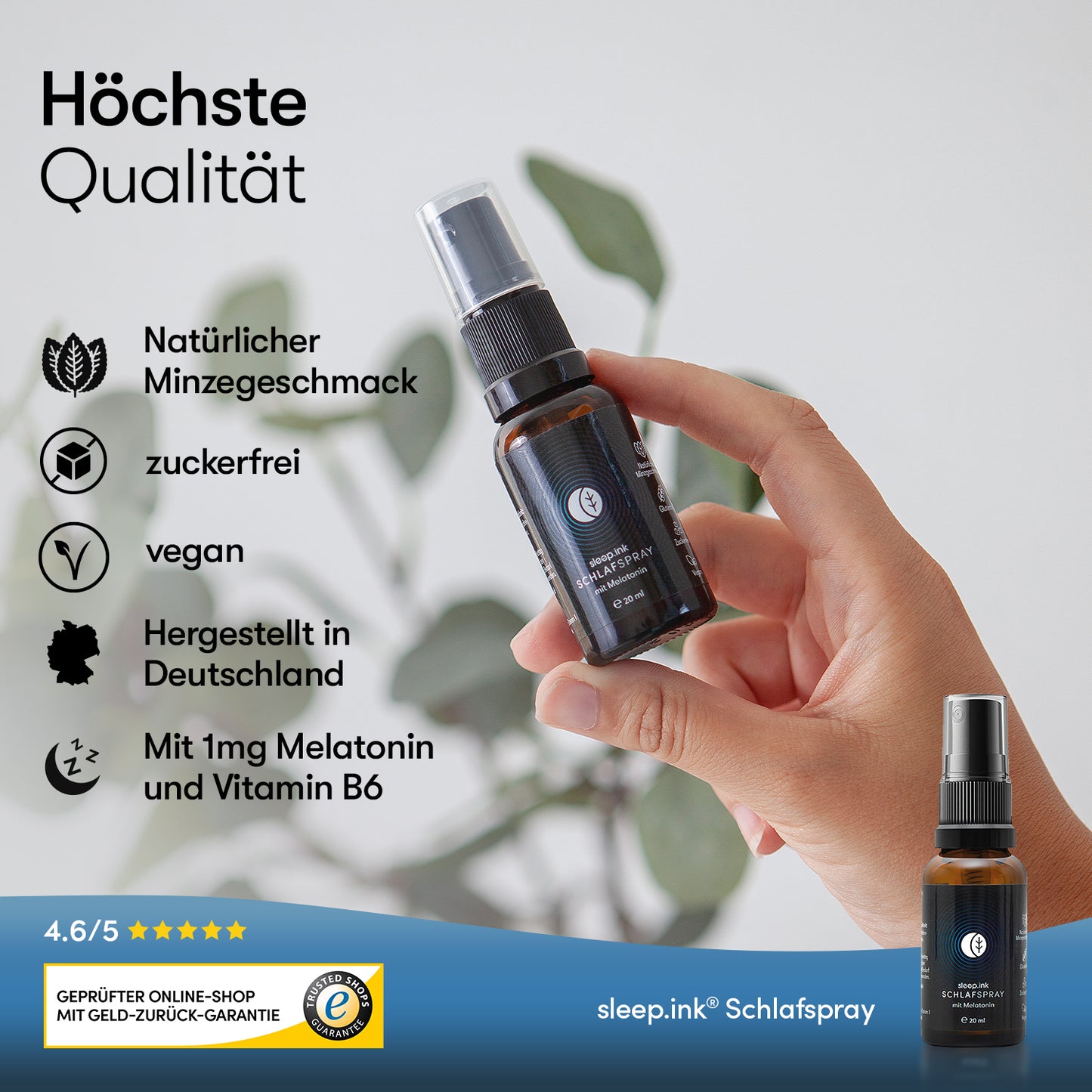Schlafspray mit Melatonin