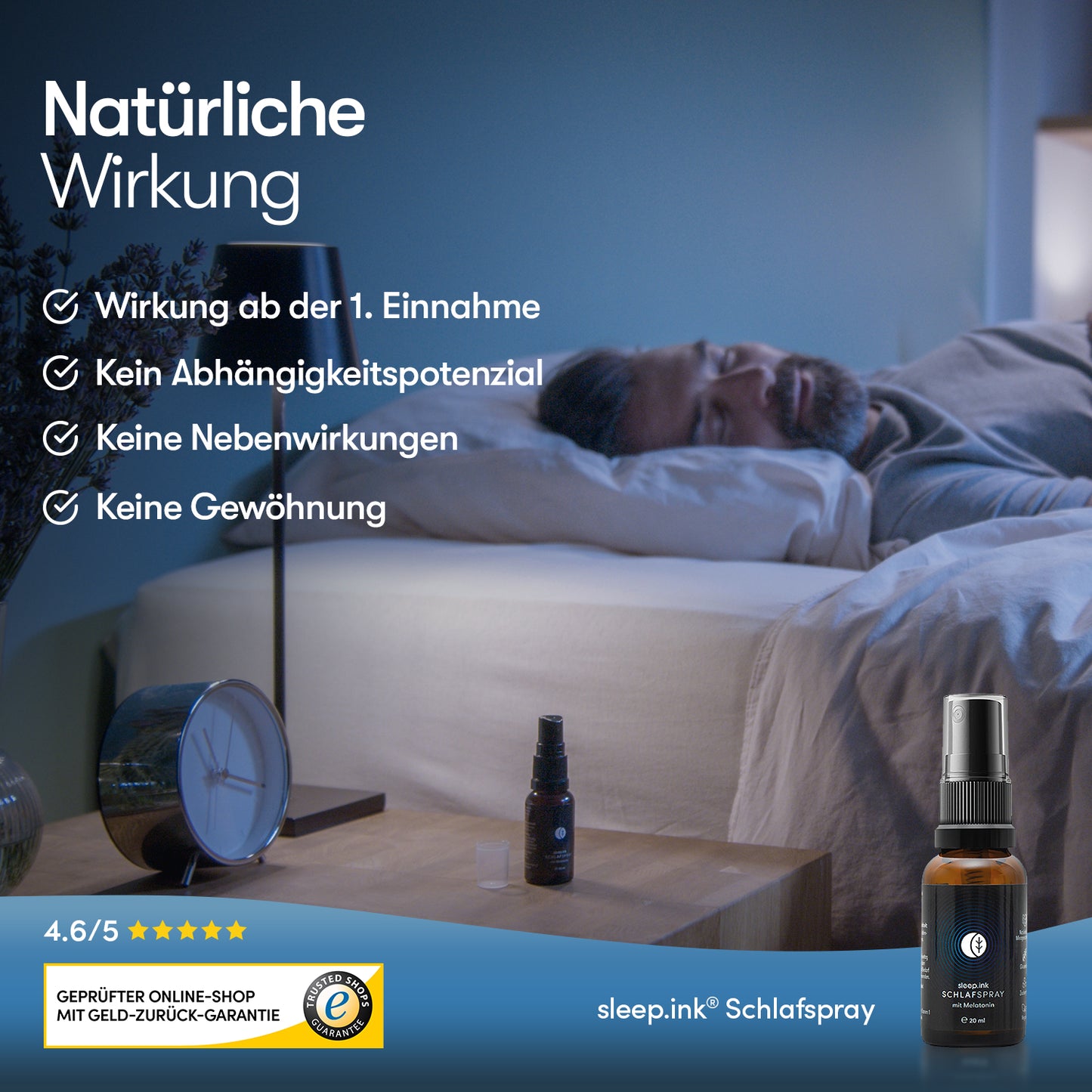 Schlafspray mit Melatonin