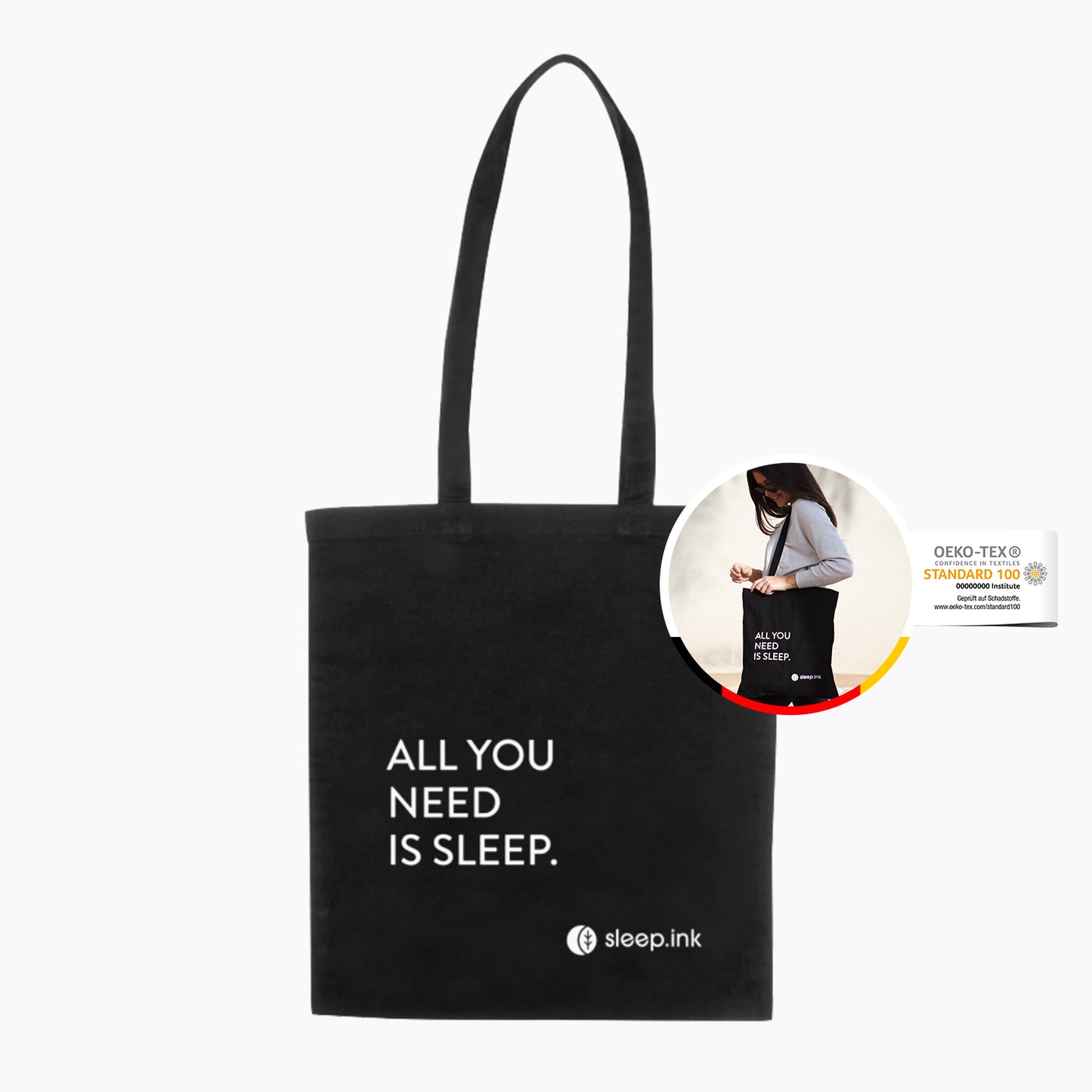 Tragetasche "All you need is sleep"